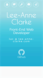 Mobile Screenshot of lee-anne-clarke.com